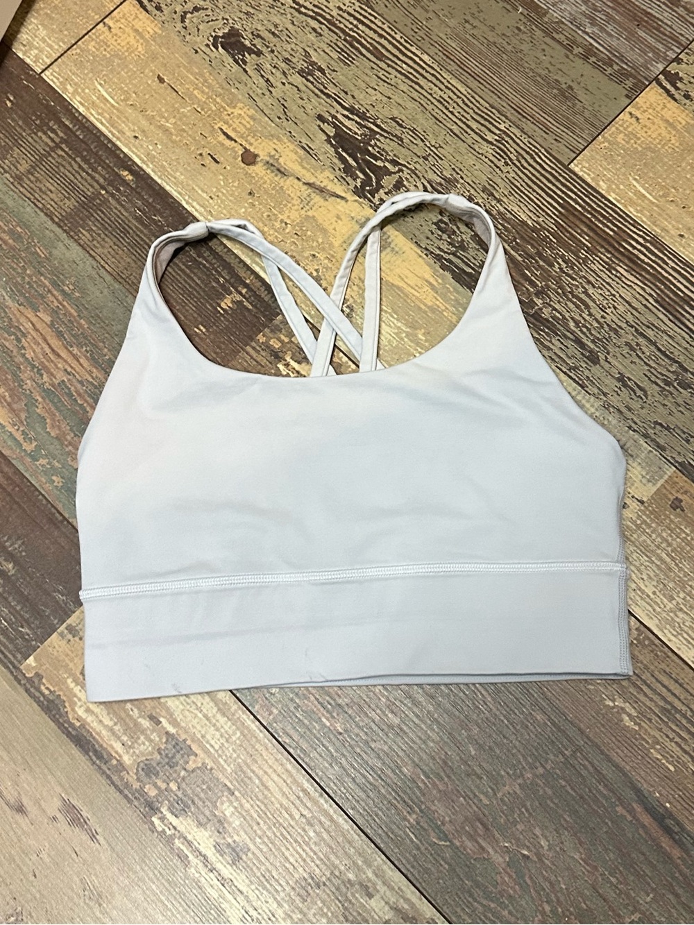 lululemon athletica Pale Blue Crisscross Sports Bra